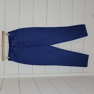 Vintage 80s 90s Gitano size 10 blue dyed denim tapered jeans